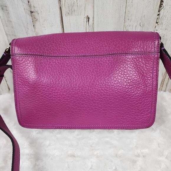 Kate Spade New York Leather Crossbody Bag Pink Fushsia - Picture 2 of 11